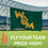 William & Mary Single Sided Flag w/ 2 Grommets, 3'x5'