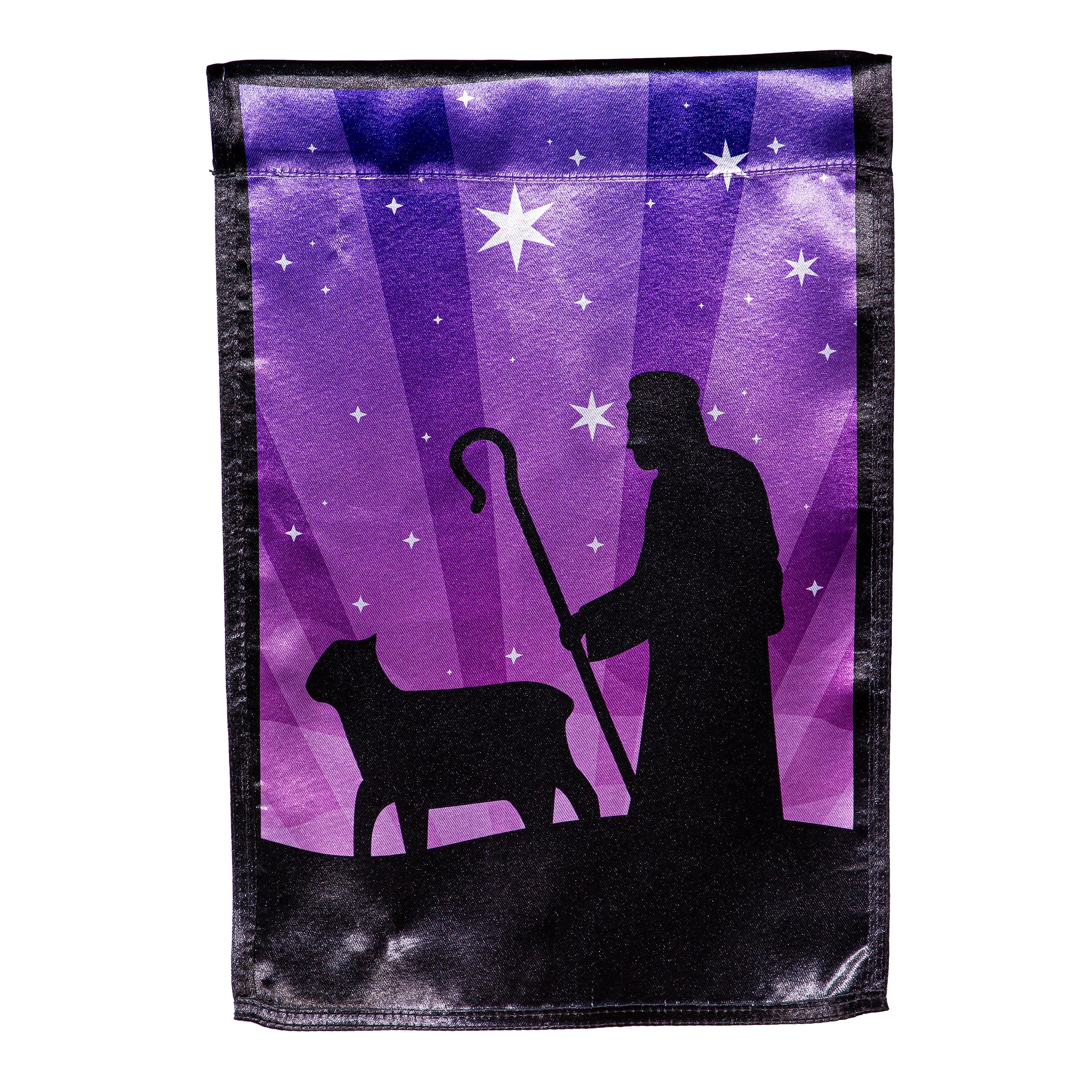 Nativity Reversible Lustre Garden Flag - Sports Collectibles, Sports Memorabilia, Sports Fan Shop, Sports Gifts