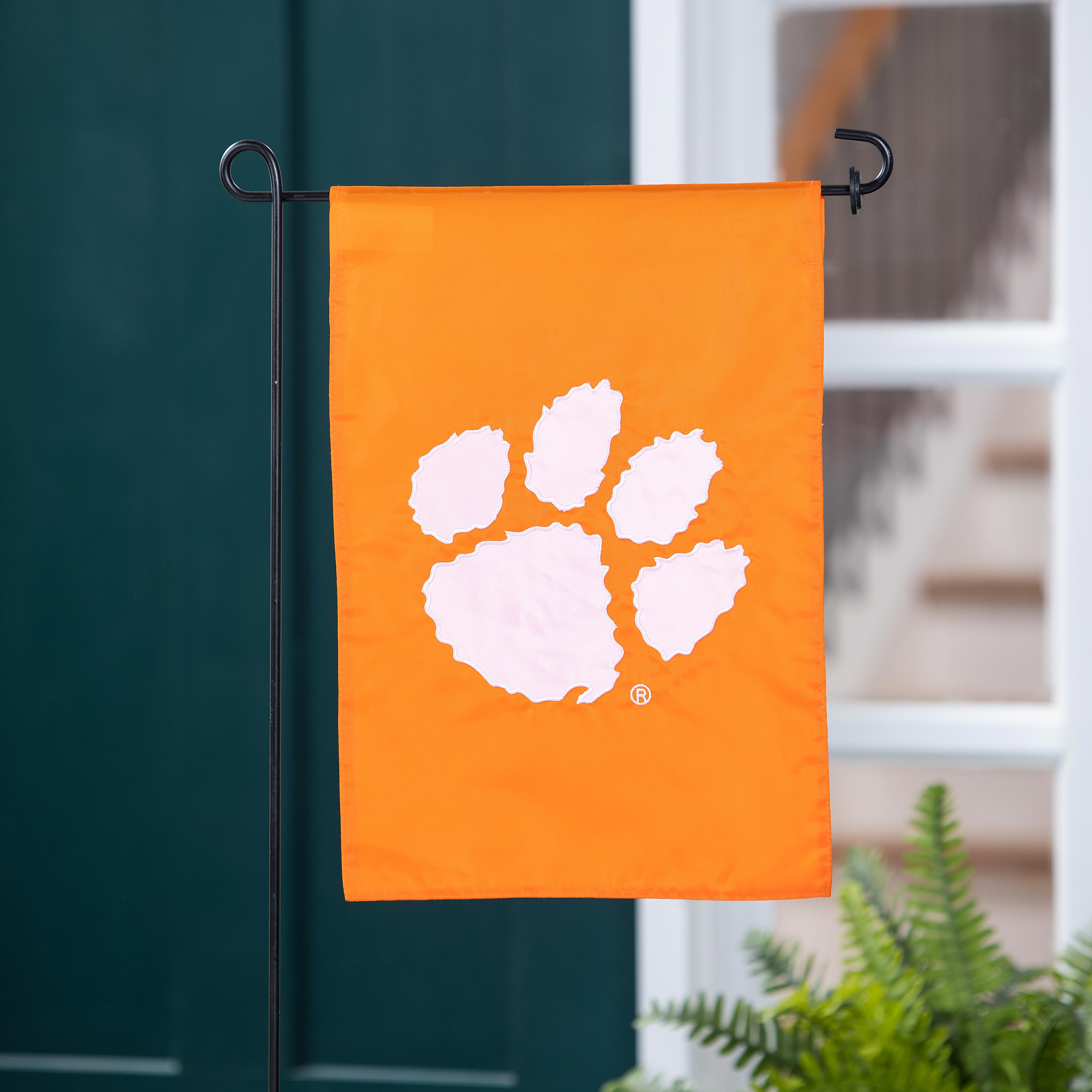 Applique Flag, Gar., Clemson University - Sports Collectibles, Sports Memorabilia, Sports Fan Shop, Sports Gifts