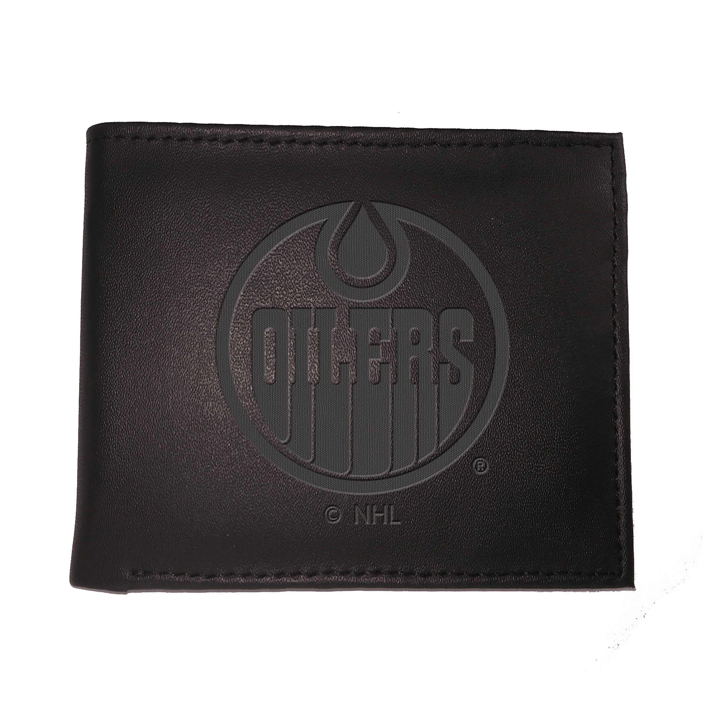 Edmonton Oilers, Bi-Fold Wallet, Black - Sports Gifts, Sports Memorabilia, Sports Collectibles, Fan Shop