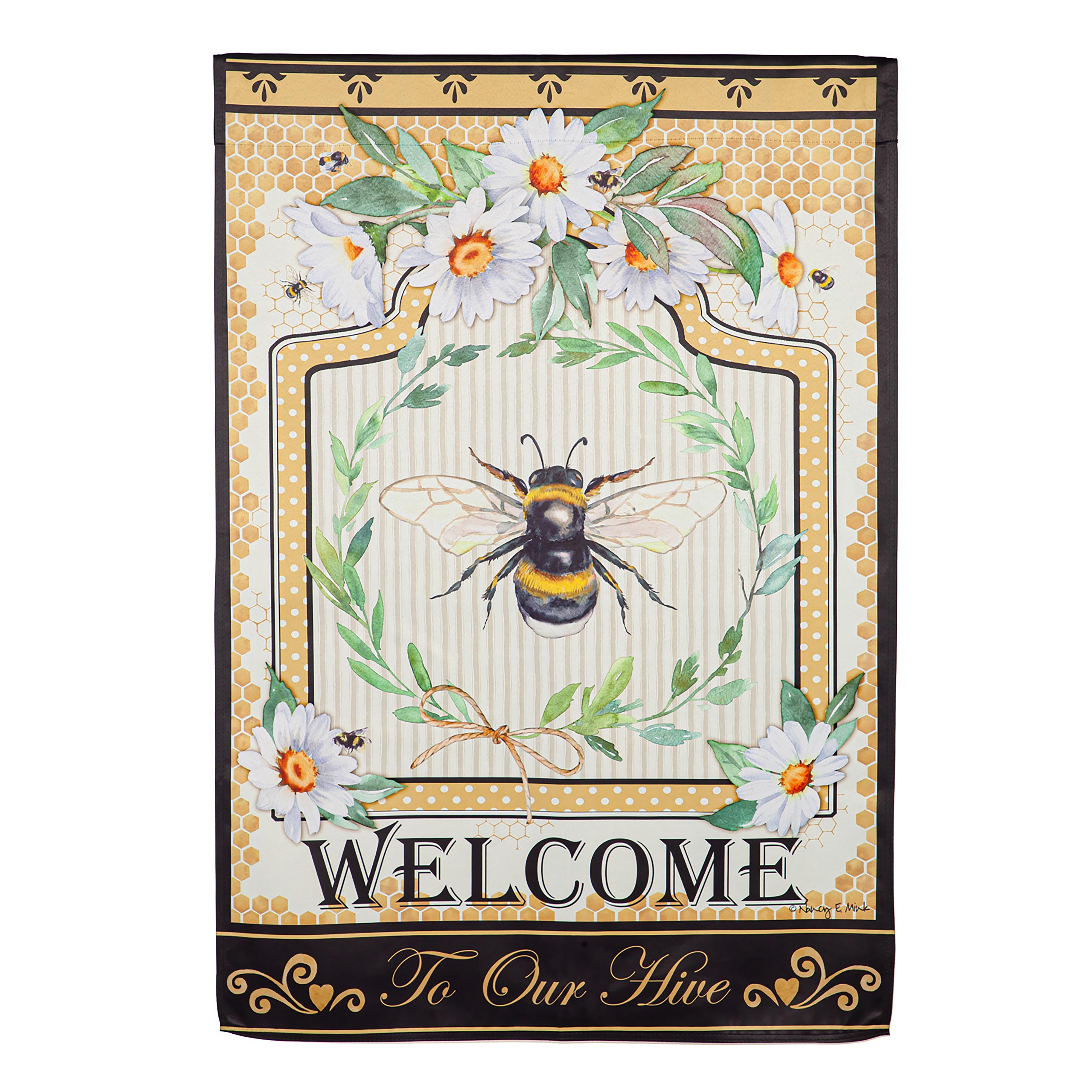 Humble Bee Suede House Flag - Sports Collectibles, Sports Memorabilia, Sports Fan Shop, Sports Gifts