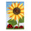 Sunflower & Ladybug Burlap House Flag - Sports Collectibles, Sports Memorabilia, Sports Fan Shop, Sports Gifts