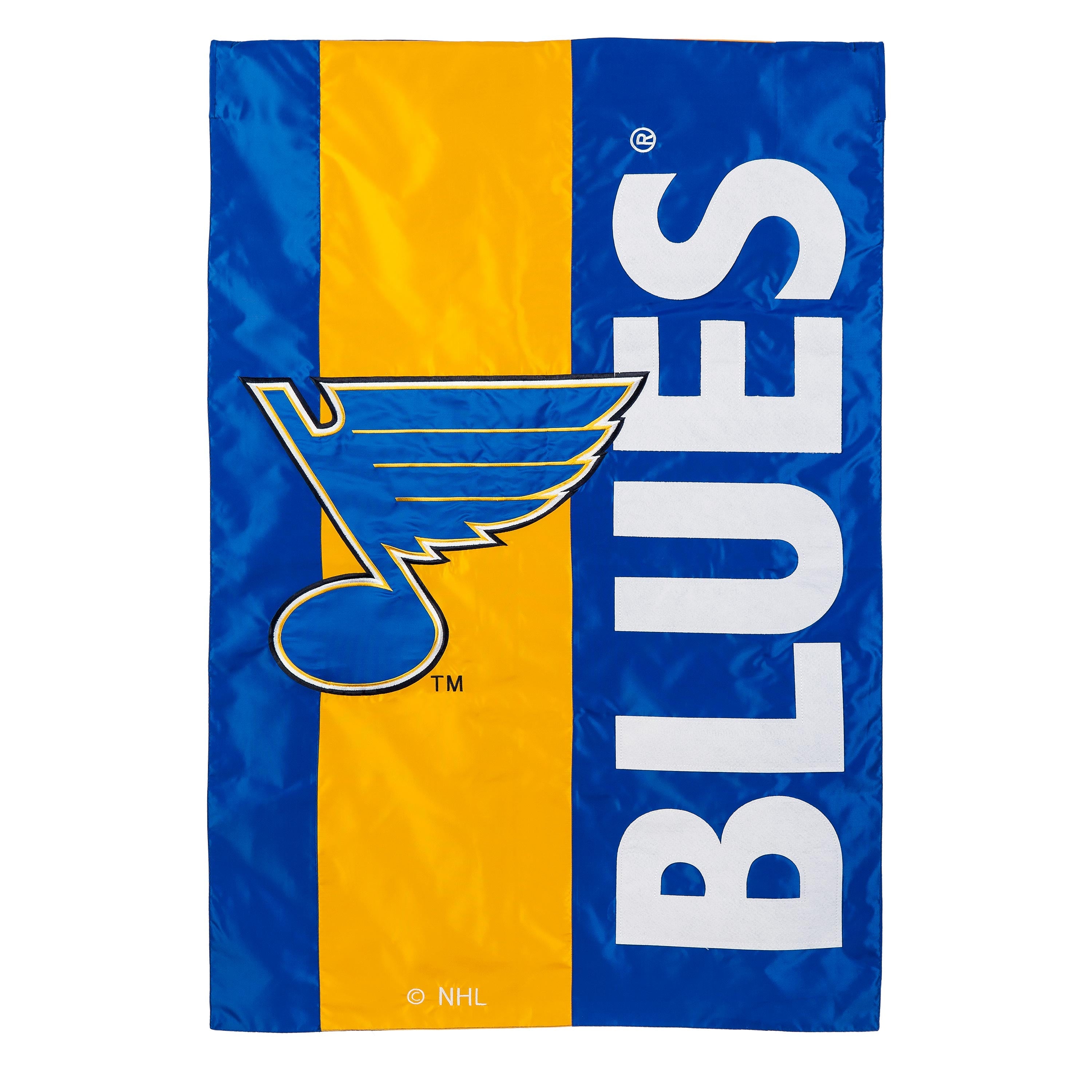 St Louis Blues Embellished Garden Flag - Sports Collectibles, Sports Memorabilia, Sports Fan Shop, Sports Gifts