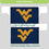 West Virginia University Single Sided Estate Flag with 2 Grommets, 3'x5' - Sports Gifts, Sports Memorabilia, Sports Collectibles, Fan Shop