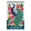 Floral Peacock Applique House Flag - Sports Collectibles, Sports Memorabilia, Sports Fan Shop, Sports Gifts