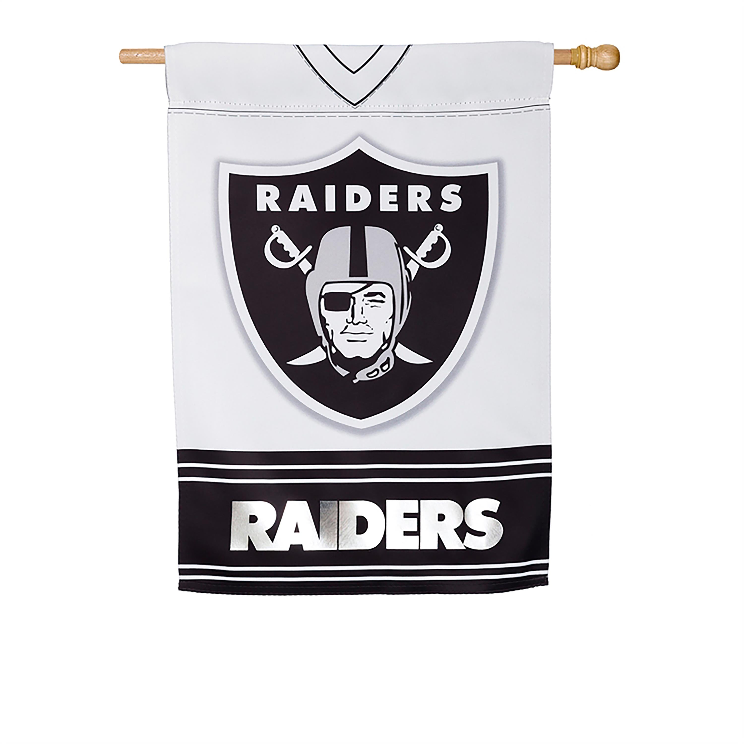 Flag, DS Suede, Foil, Reg, Jersey, Las Vegas Raiders - Sports Collectibles, Sports Memorabilia, Sports Fan Shop, Sports Gifts