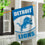 Detroit Lions Suede Flag, House - Sports Collectibles, Sports Memorabilia, Sports Fan Shop, Sports Gifts