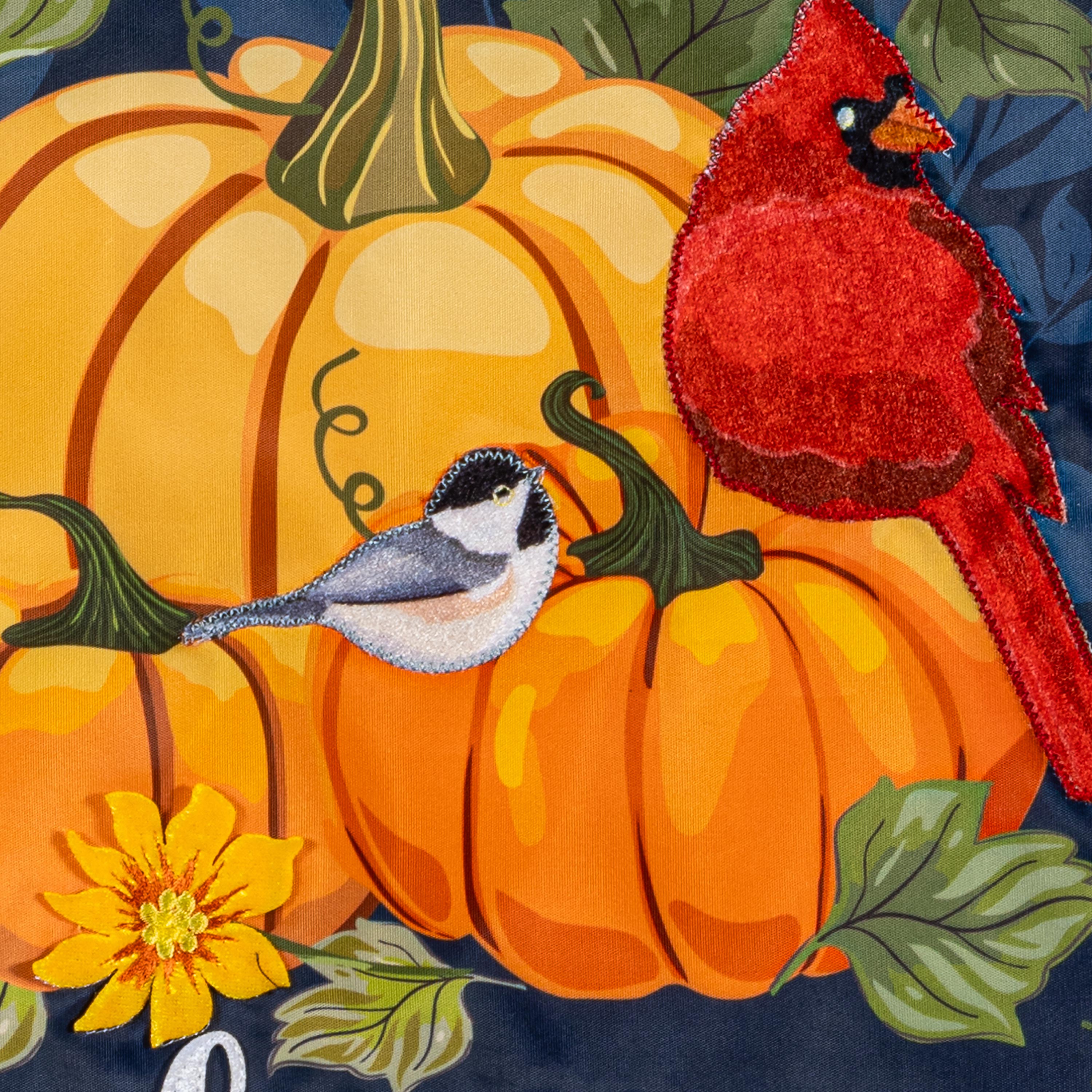 Welcome Friends of Fall Applique Garden Flag - Sports Collectibles, Sports Memorabilia, Sports Fan Shop, Sports Gifts