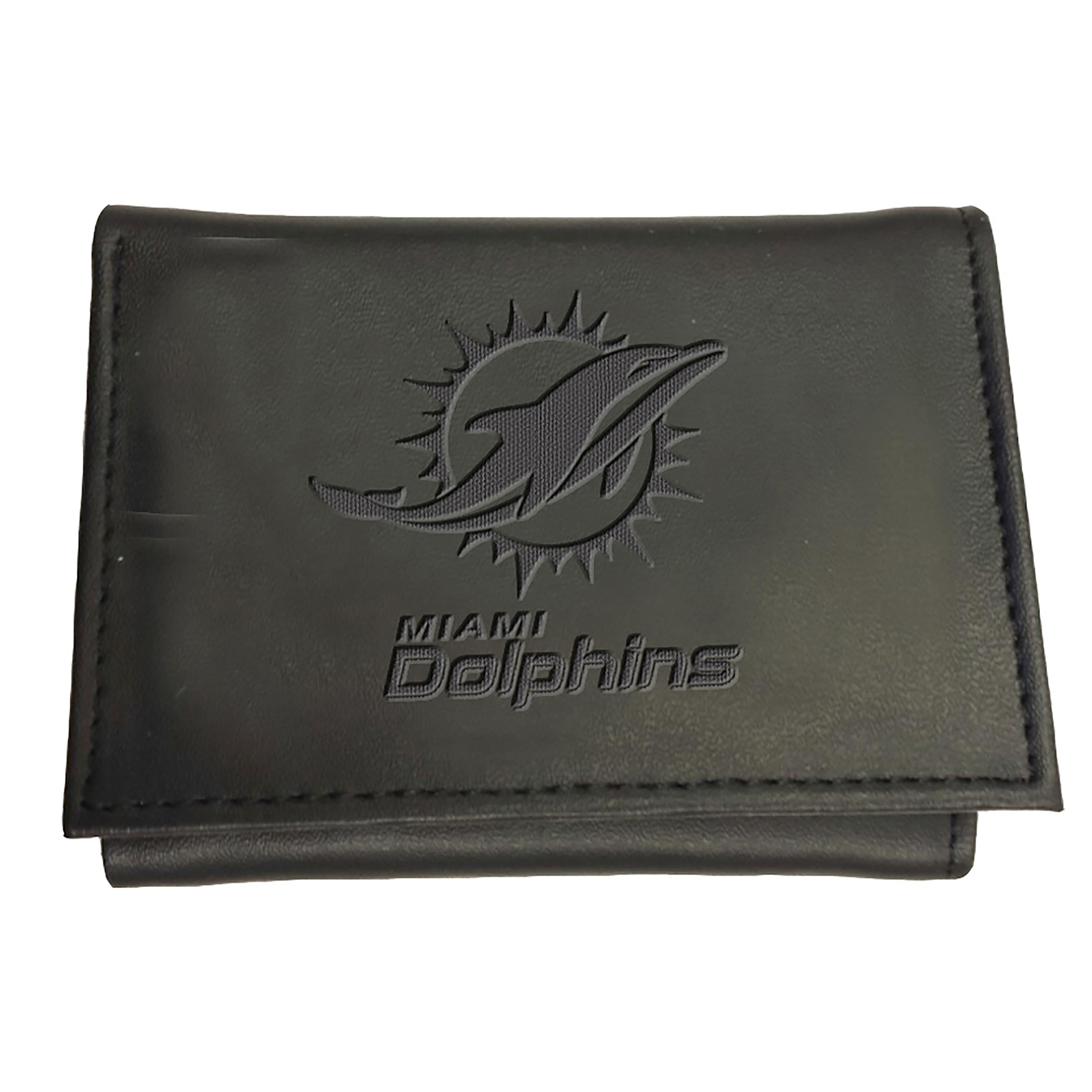 Wallet, Tri-Fold, Miami Dolphins - Sports Gifts, Sports Memorabilia, Sports Collectibles, Fan Shop