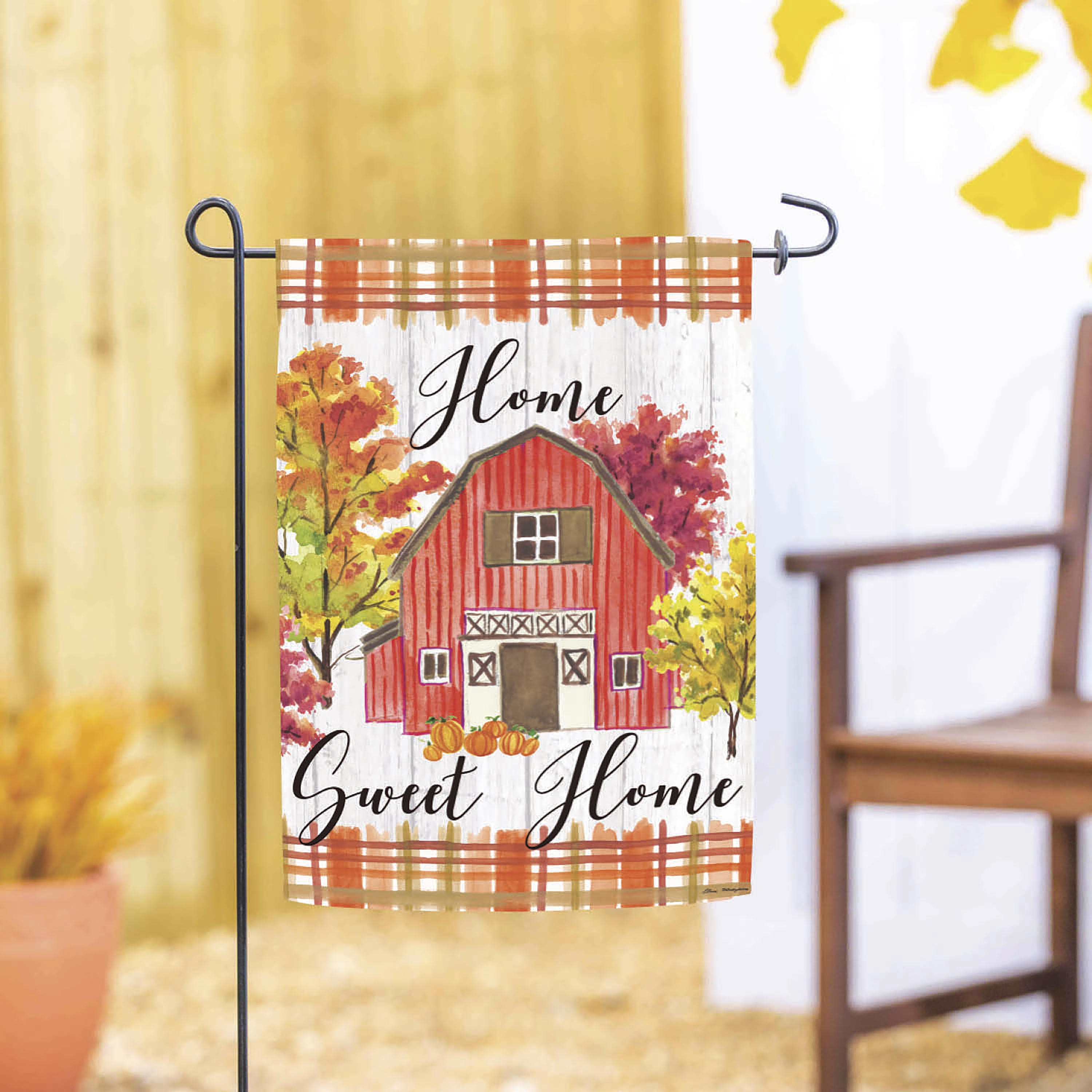 Home Sweet Home Moire Garden Flag - Sports Collectibles, Sports Memorabilia, Sports Fan Shop, Sports Gifts