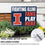 University of Illinois Coroplast Yard Sign "Fans Play Here" - Sports Collectibles, Sports Memorabilia, Sports Fan Shop, Sports Gifts