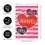 Happy Valentine's Day Hearts Burlap Garden Flag - Sports Collectibles, Sports Memorabilia, Sports Fan Shop, Sports Gifts