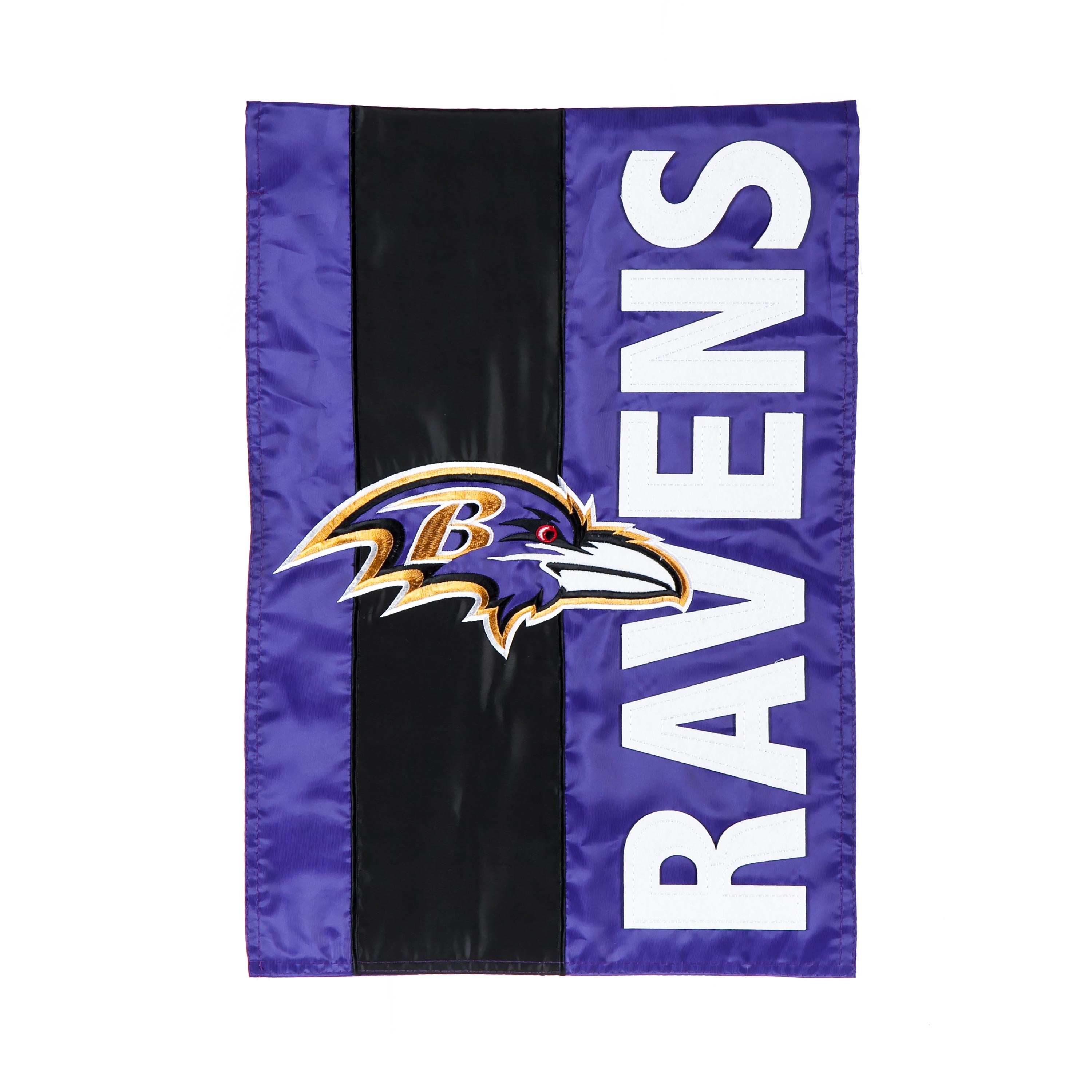 Baltimore Ravens Embellished Garden Flag - Sports Collectibles, Sports Memorabilia, Sports Fan Shop, Sports Gifts