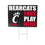 University of Cincinnati Coroplast Yard Sign "Fans Play Here"