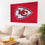 Kansas City Chiefs Single Sided Estate Flag with 2 Grommets, 3'x5' - Sports Collectibles, Sports Memorabilia, Sports Fan Shop, Sports Gifts