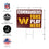 Washington Commanders Coroplast Yard Sign "Fans Play Here" - Sports Collectibles, Sports Memorabilia, Sports Fan Shop, Sports Gifts