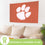 Clemson University Single Sided Estate Flag with 2 Grommets, 3'x5' - Sports Gifts, Sports Memorabilia, Sports Collectibles, Fan Shop