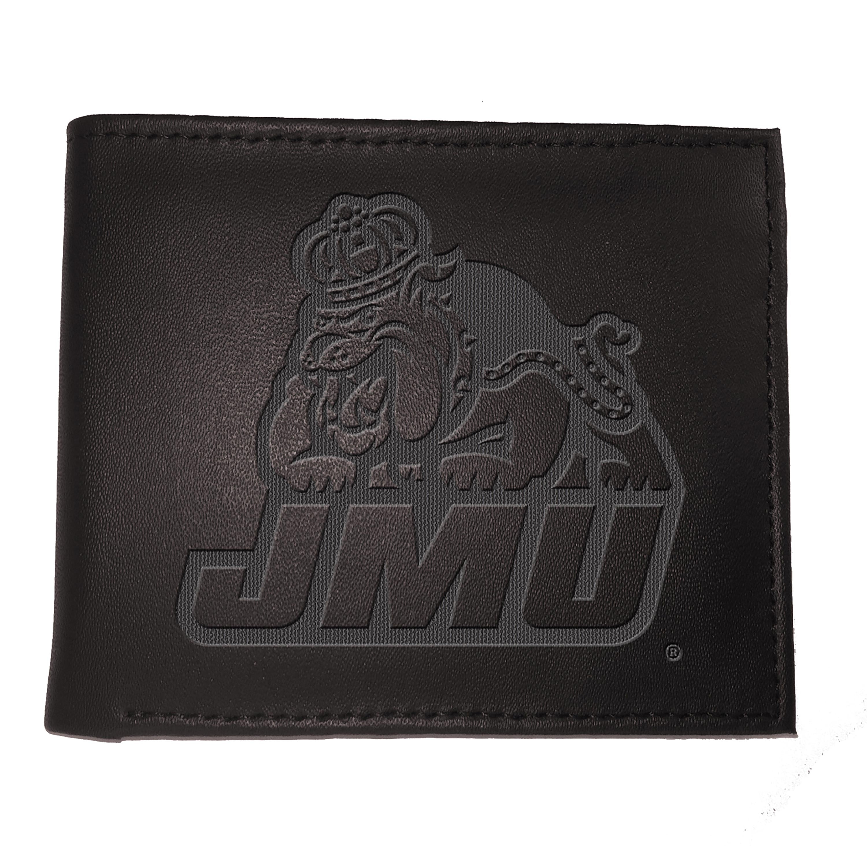 James Madison University, Bi-Fold Wallet, Black - Sports Gifts, Sports Memorabilia, Sports Collectibles, Fan Shop