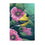 Goldfinch on Hollyhocks Suede House Flag - Sports Collectibles, Sports Memorabilia, Sports Fan Shop, Sports Gifts