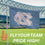 3'x5' Single Sided Flag w/ 2 Grommets, University of North Carolina - Sports Gifts, Sports Memorabilia, Sports Collectibles, Fan Shop