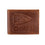 Kansas City Chiefs, Bi-Fold Wallet, Brown, CH, 100% Genuine Leather - Sports Gifts, Sports Memorabilia, Sports Collectibles, Fan Shop