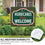 University of Miami Coroplast Yard Sign, "Fans Welcome" - Sports Collectibles, Sports Memorabilia, Sports Fan Shop, Sports Gifts
