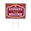 University of Minnesota Coroplast Yard Sign, "Fans Welcome" - Sports Collectibles, Sports Memorabilia, Sports Fan Shop, Sports Gifts
