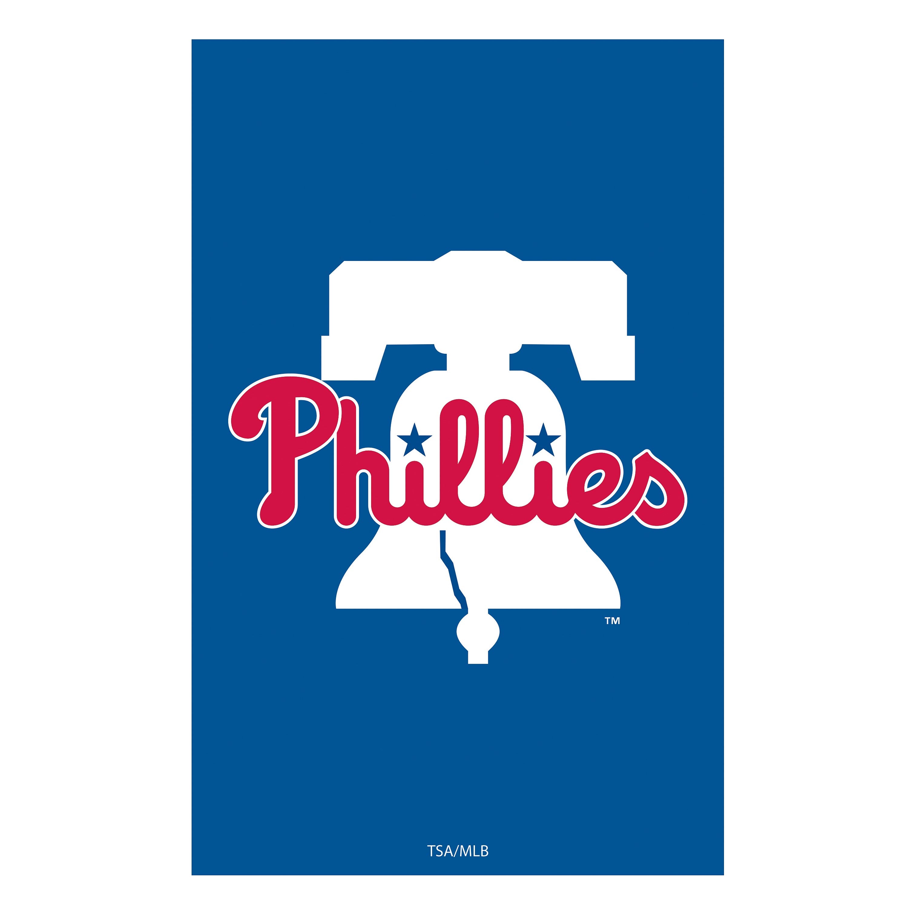 Philadelphia Phillies Applique Flag, Reg - Sports Collectibles, Sports Memorabilia, Sports Fan Shop, Sports Gifts