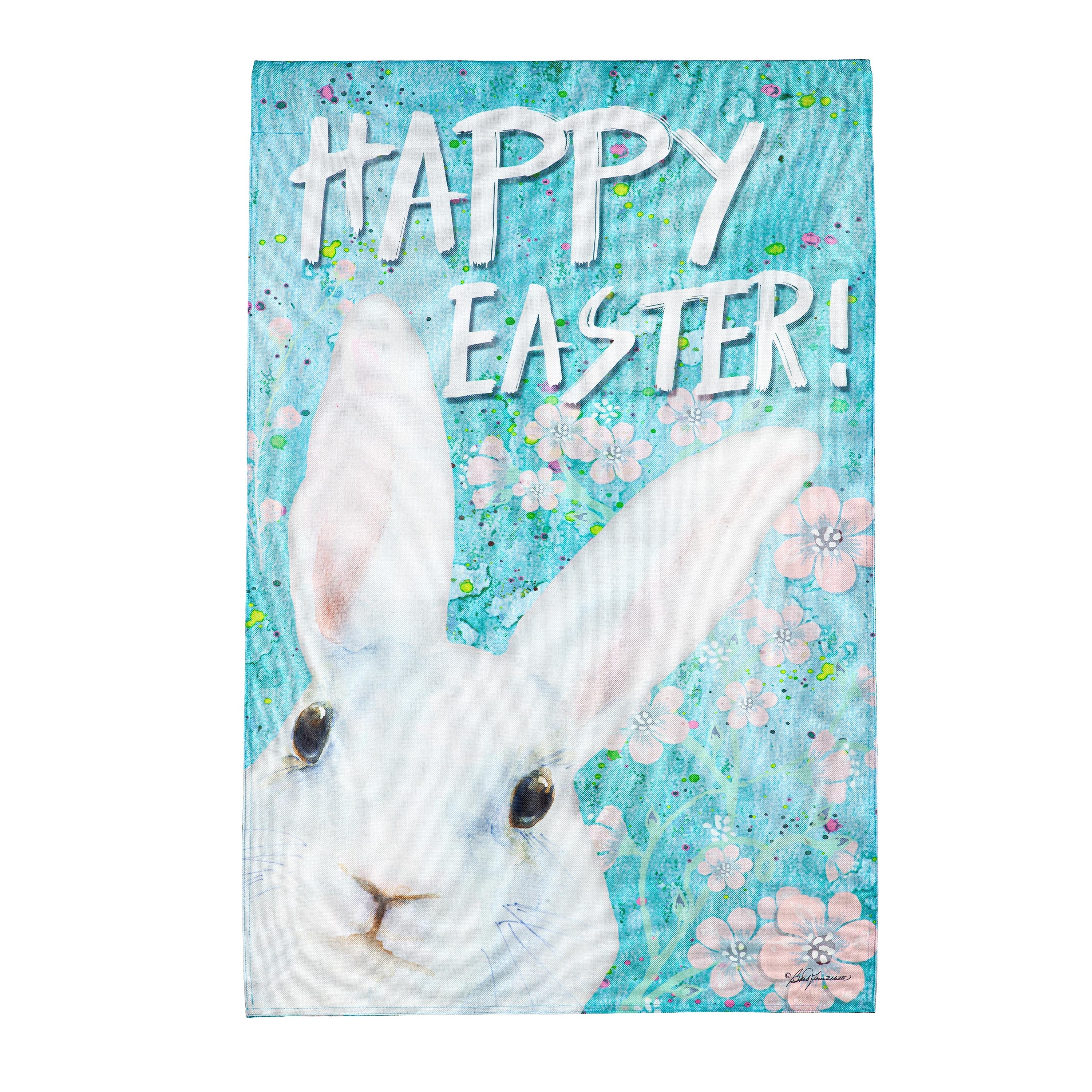 Spring Peeps Burlap House Flag - Sports Gifts, Sports Memorabilia, Sports Collectibles, Fan Shop