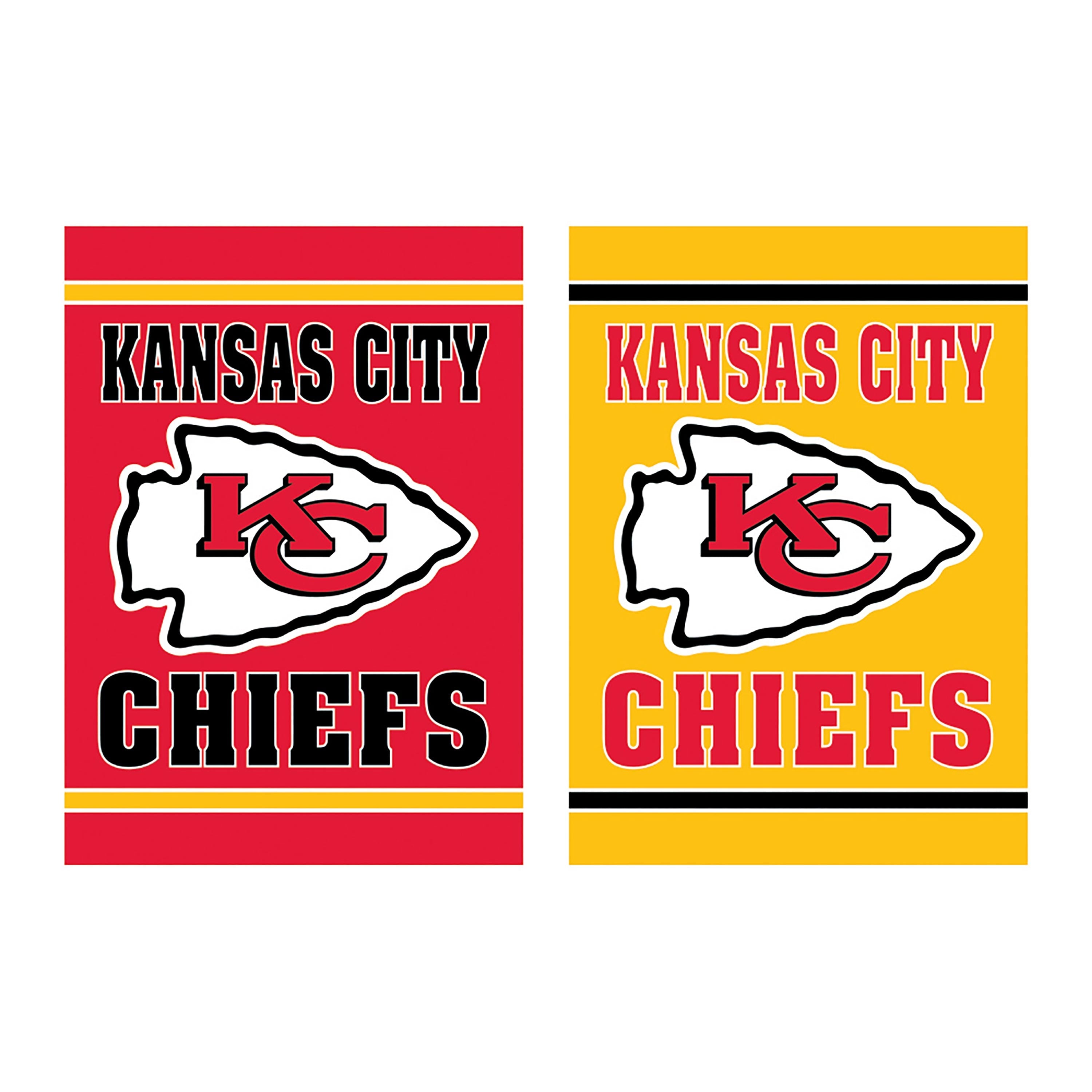 Embossed Suede Flag, GDN Size, Kansas City Chiefs - Sports Collectibles, Sports Memorabilia, Sports Fan Shop, Sports Gifts
