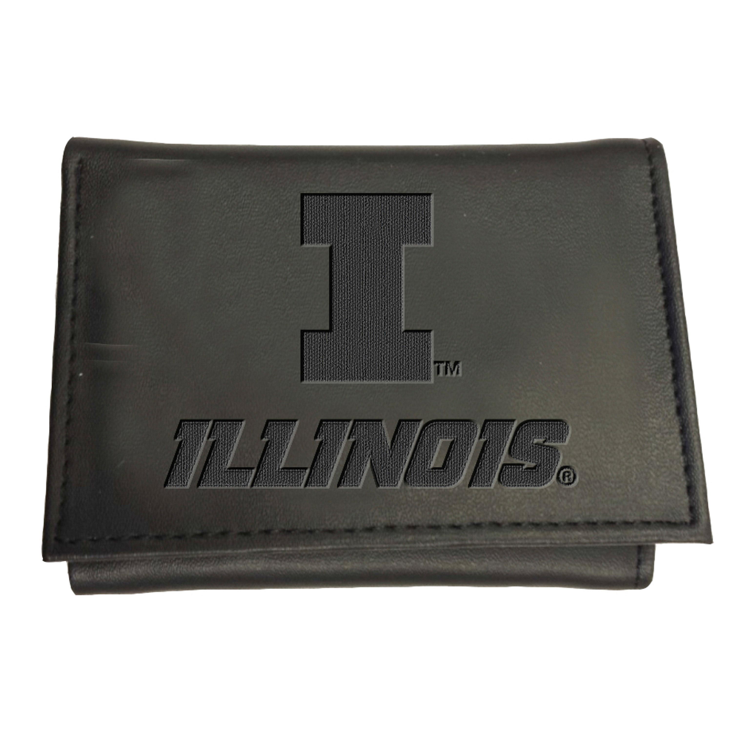 University of Illinois, Tri-Fold Wallet, Black - Sports Gifts, Sports Memorabilia, Sports Collectibles, Fan Shop