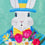 Mister Easter Bunny Applique House Flag - Sports Collectibles, Sports Memorabilia, Sports Fan Shop, Sports Gifts