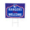 New York Rangers Coroplast Yard Sign, "Fans Welcome" - Sports Collectibles, Sports Memorabilia, Sports Fan Shop, Sports Gifts