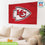Kansas City Chiefs Single Sided Estate Flag with 2 Grommets, 3'x5' - Sports Collectibles, Sports Memorabilia, Sports Fan Shop, Sports Gifts