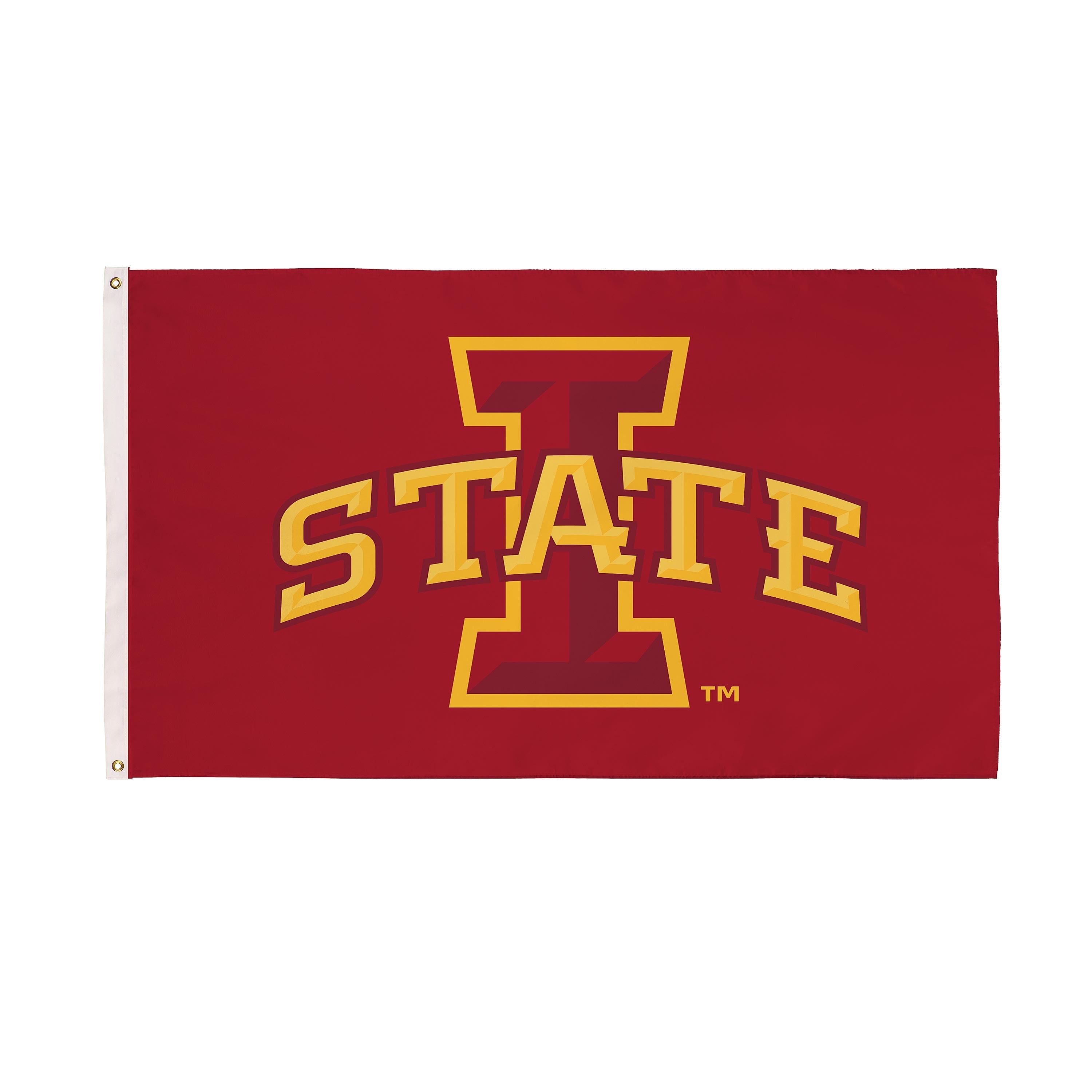 Iowa State University Single Sided Estate Flag with 2 Grommets, 3'x5' - Sports Gifts, Sports Memorabilia, Sports Collectibles, Fan Shop