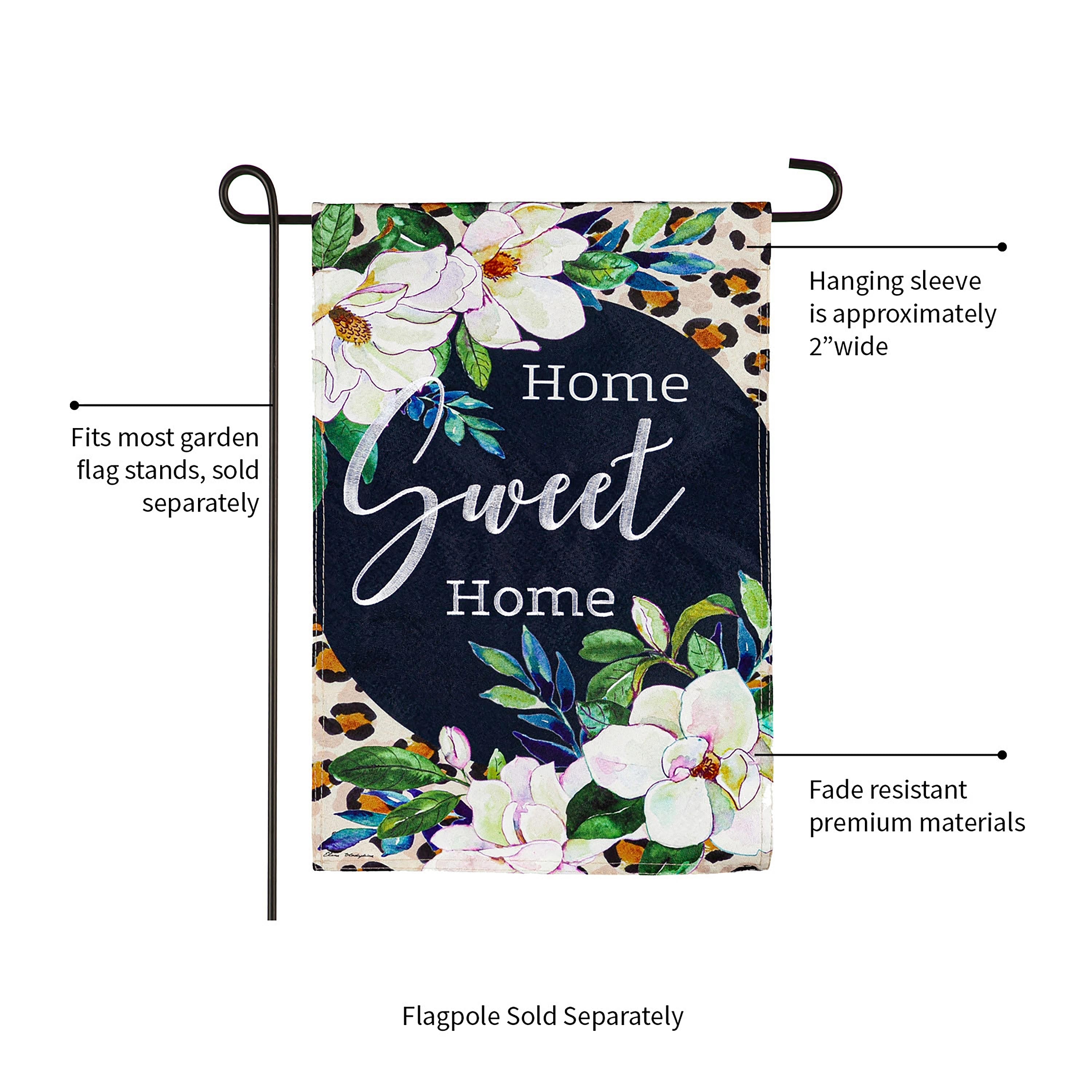 Magnolia Bloom Garden Linen Flag - Sports Collectibles, Sports Memorabilia, Sports Fan Shop, Sports Gifts