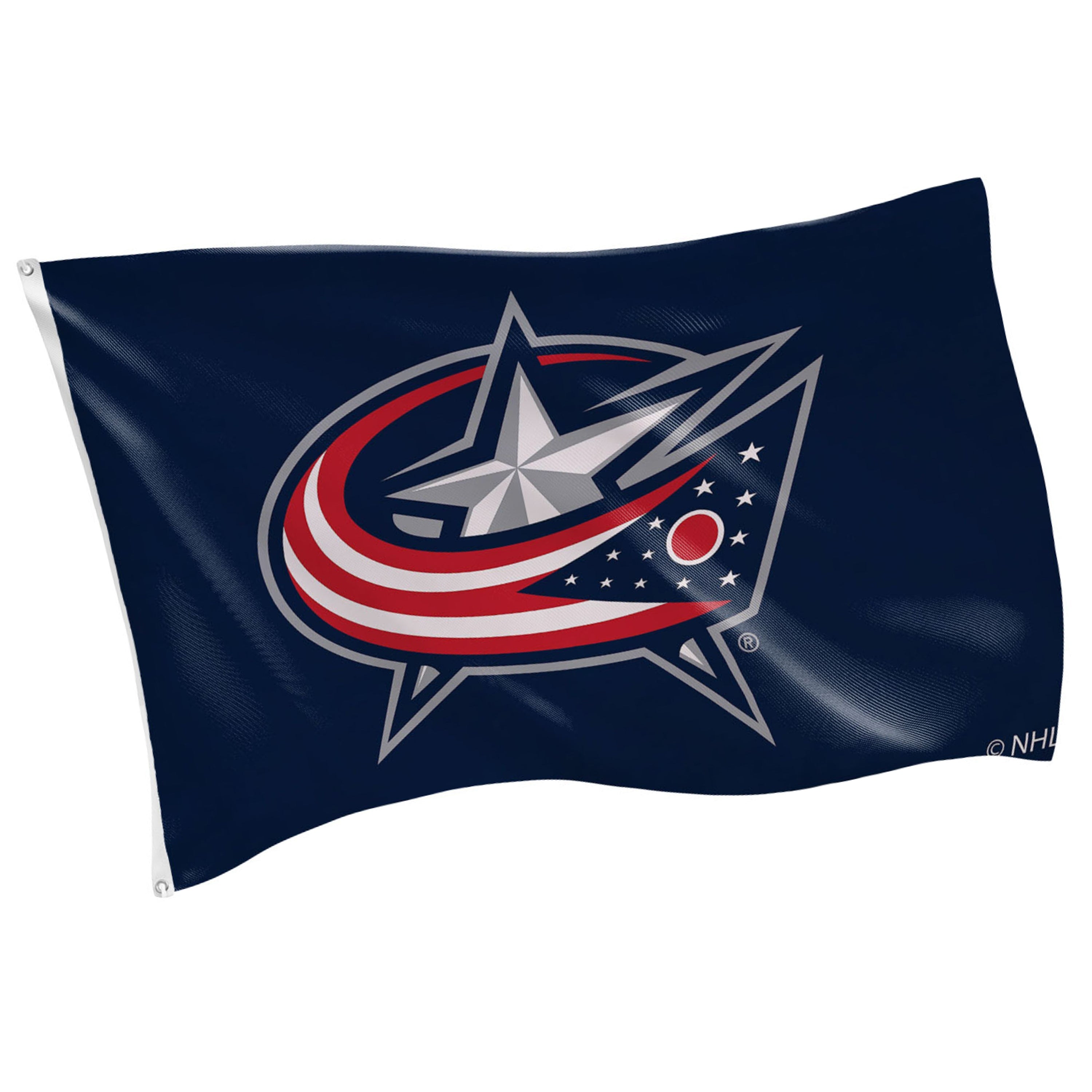 3'x5' Single Sided Flag w/ 2 Grommets, Columbus Blue Jackets - Sports Gifts, Sports Memorabilia, Sports Collectibles, Fan Shop
