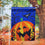 Halloween Jack O' Lantern Pumpkin Lustre Garden Flag - Sports Collectibles, Sports Memorabilia, Sports Fan Shop, Sports Gifts