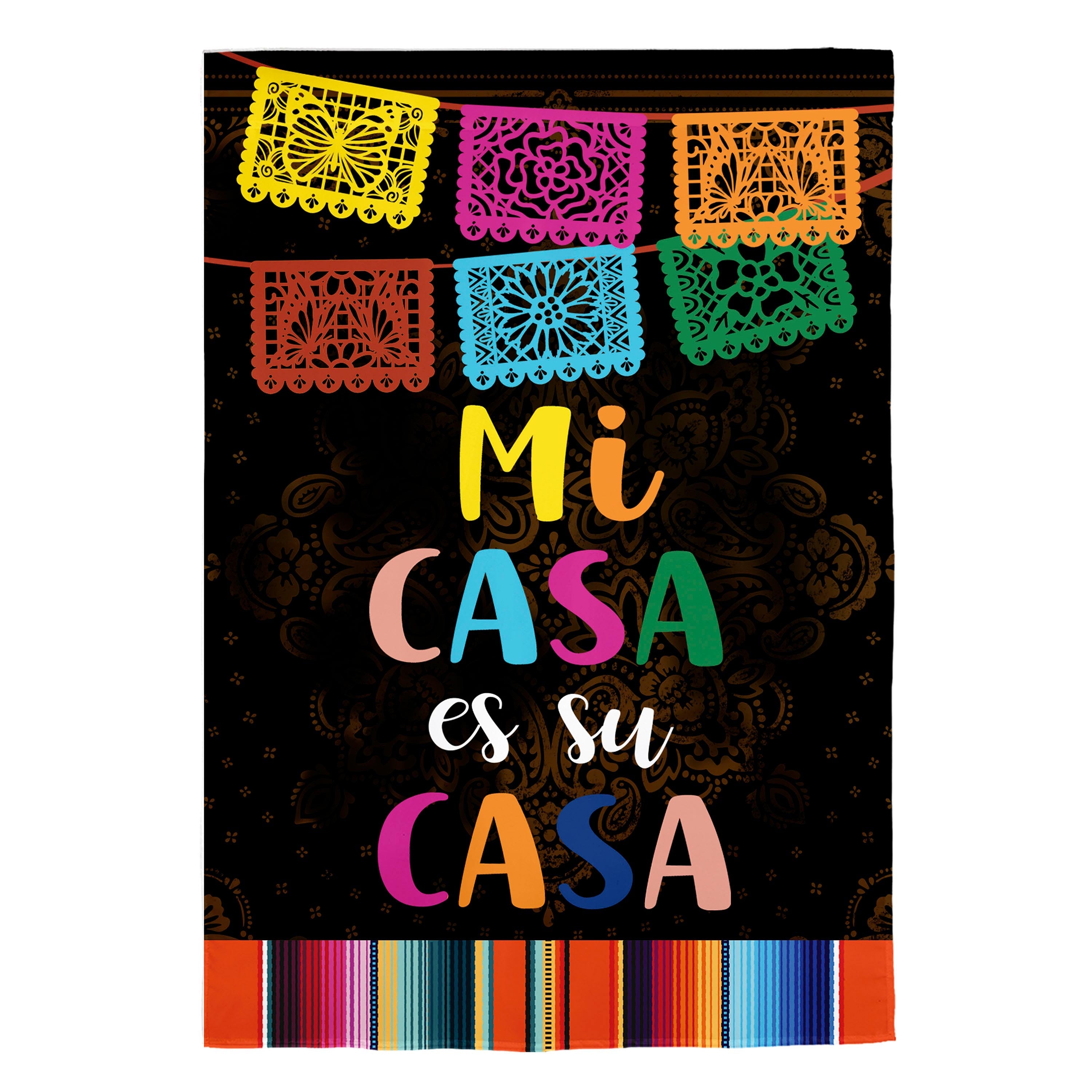 Mi Casa Es Su Casa Suede Garden Flag - Sports Collectibles, Sports Memorabilia, Sports Fan Shop, Sports Gifts