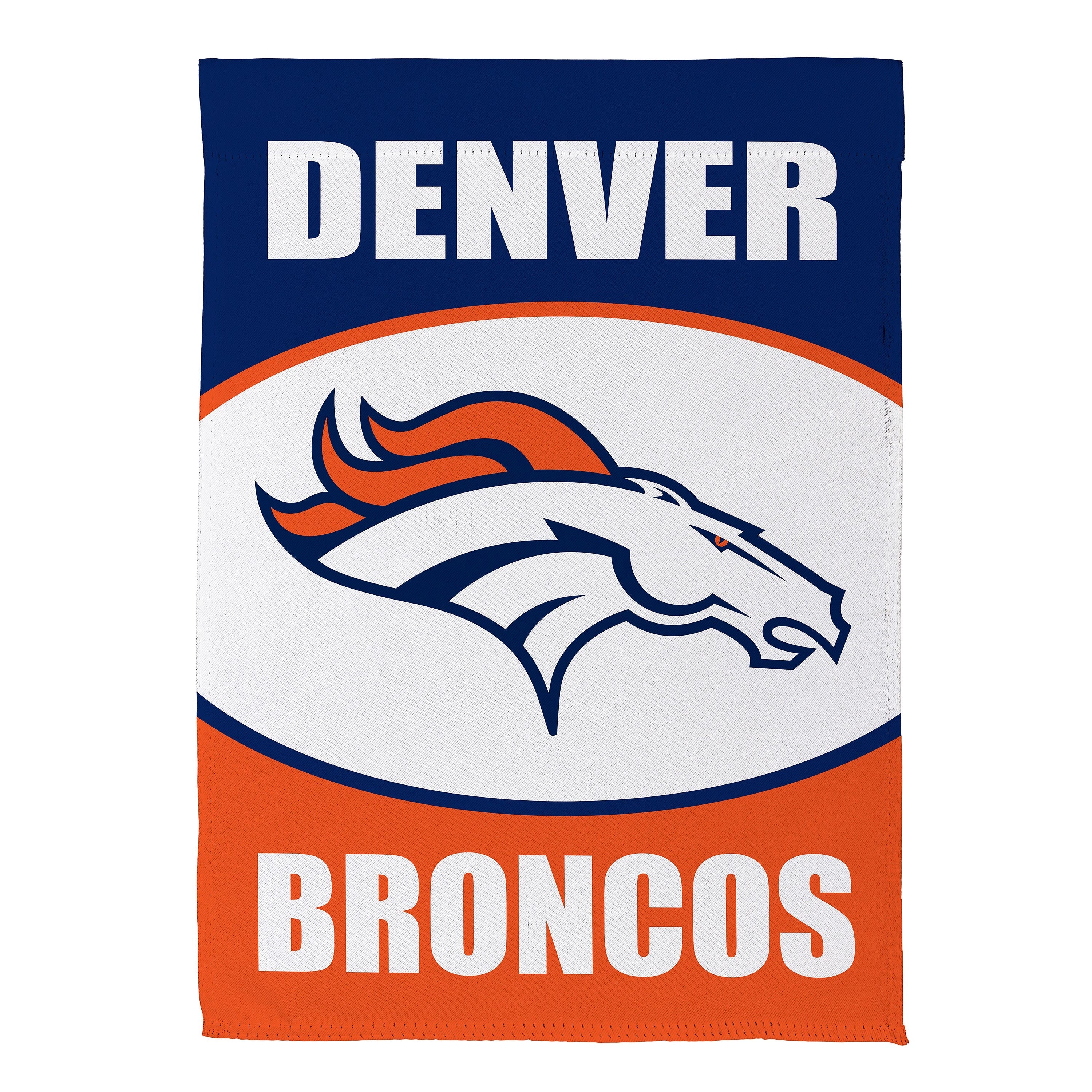 Denver Broncos Suede Flag, House - Sports Collectibles, Sports Memorabilia, Sports Fan Shop, Sports Gifts