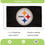 Pittsburgh Steelers Single Sided Estate Flag with 2 Grommets, 3'x5' - Sports Collectibles, Sports Memorabilia, Sports Fan Shop, Sports Gifts