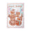 Season's Greeting Gingerbread Reversible Suede House Flag - Sports Collectibles, Sports Memorabilia, Sports Fan Shop, Sports Gifts