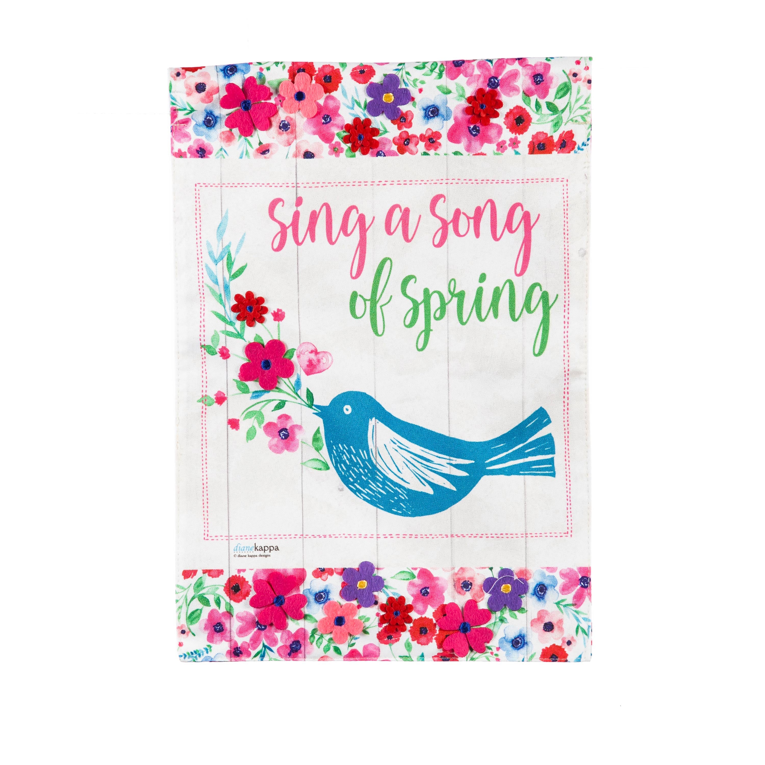 Spring Song Garden Linen Flag - Sports Collectibles, Sports Memorabilia, Sports Fan Shop, Sports Gifts