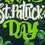 Happy St. Patrick's Day Shamrocks Applique House Flag - Sports Collectibles, Sports Memorabilia, Sports Fan Shop, Sports Gifts