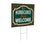 University of Miami Coroplast Yard Sign, "Fans Welcome" - Sports Collectibles, Sports Memorabilia, Sports Fan Shop, Sports Gifts