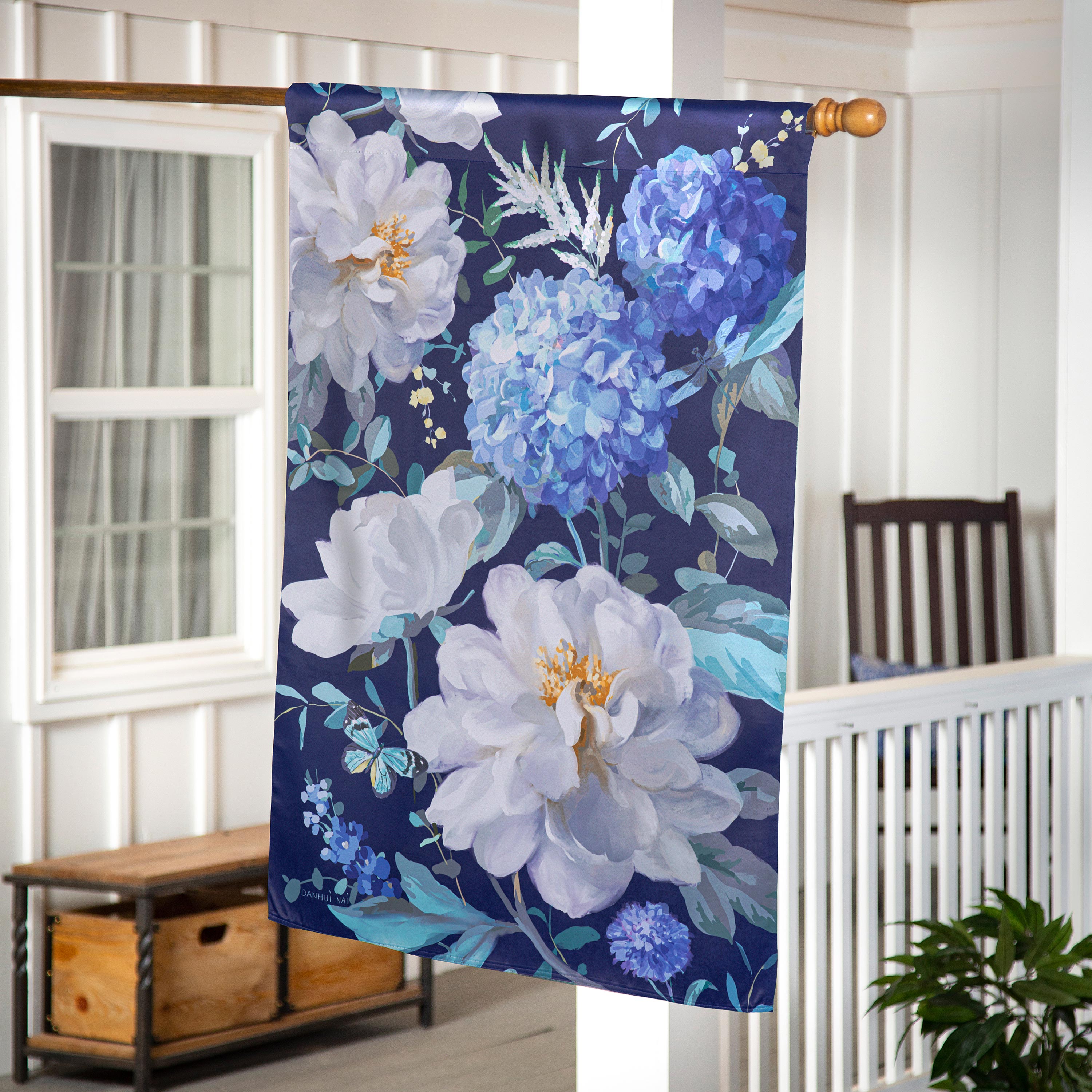 Spring Morning Blooms Suede House Flag - Sports Collectibles, Sports Memorabilia, Sports Fan Shop, Sports Gifts