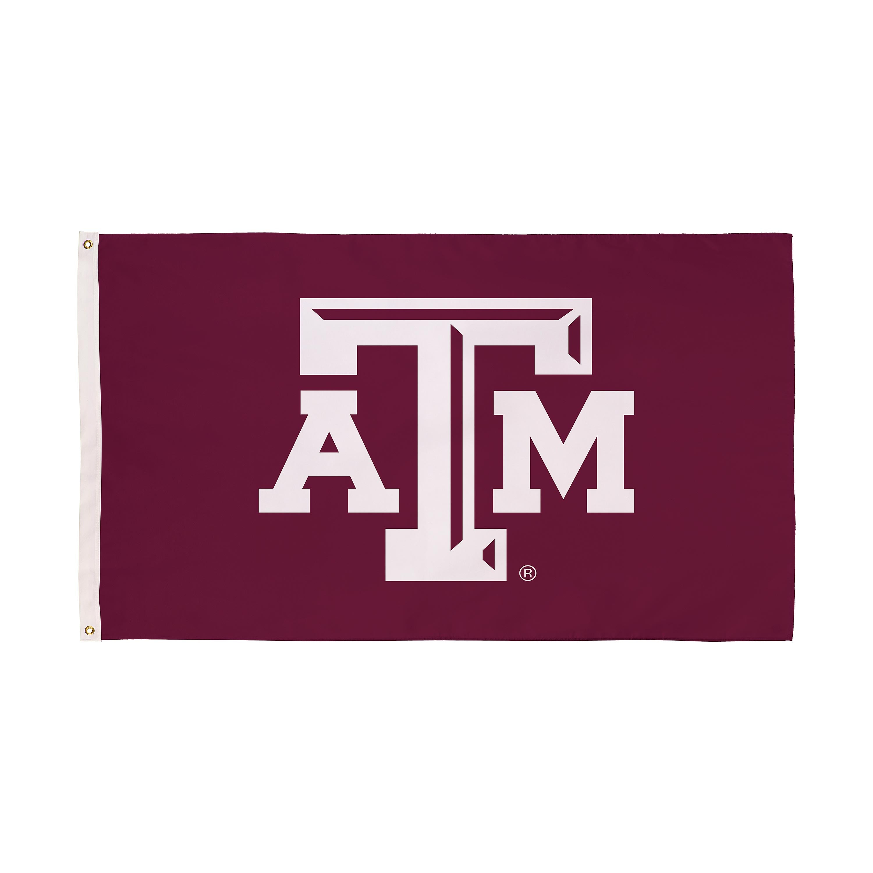 Texas A&M Single Sided Estate Flag with 2 Grommets, 3'x5' - Sports Gifts, Sports Memorabilia, Sports Collectibles, Fan Shop