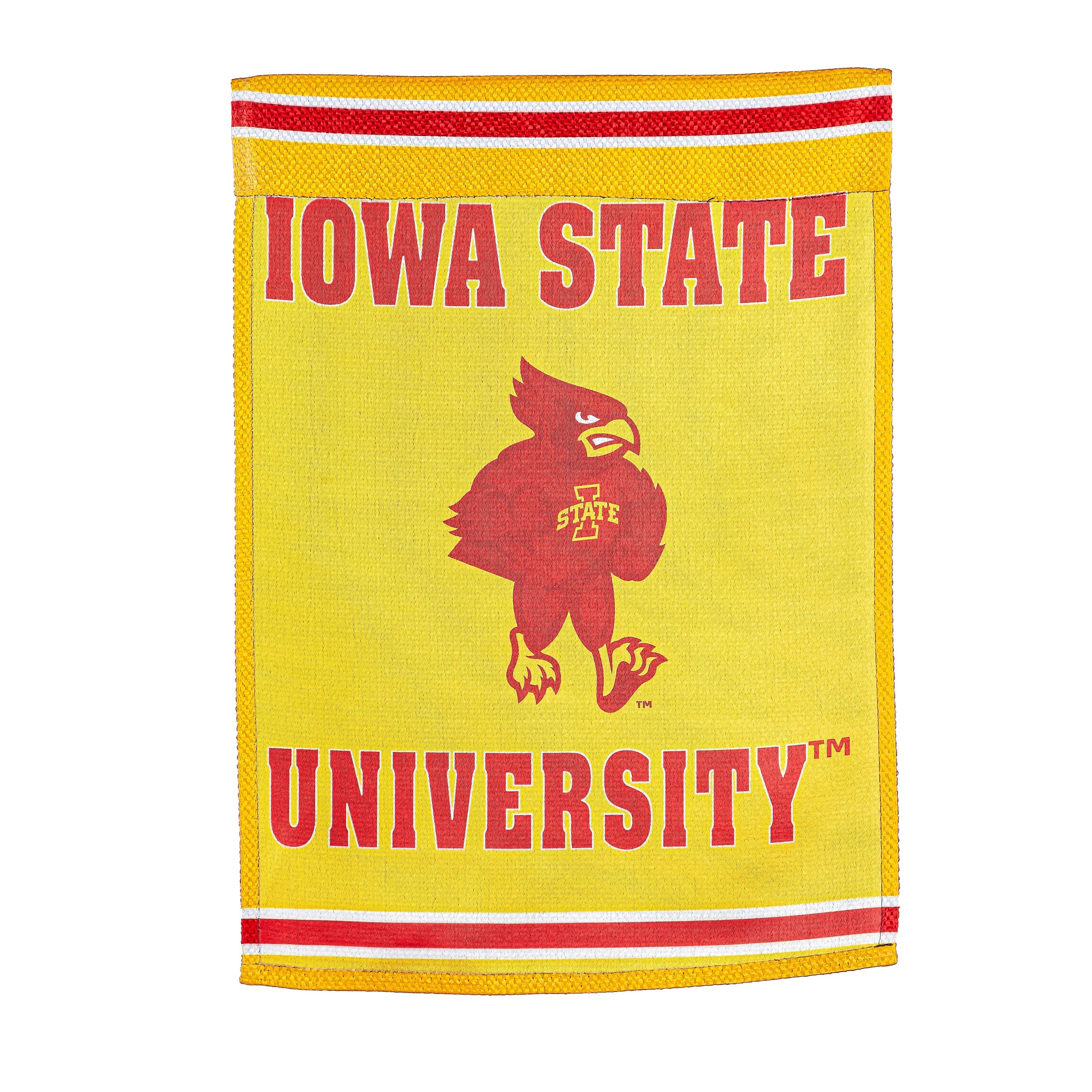Embossed Suede Flag, GDN Size, Iowa State University - Sports Collectibles, Sports Memorabilia, Sports Fan Shop, Sports Gifts