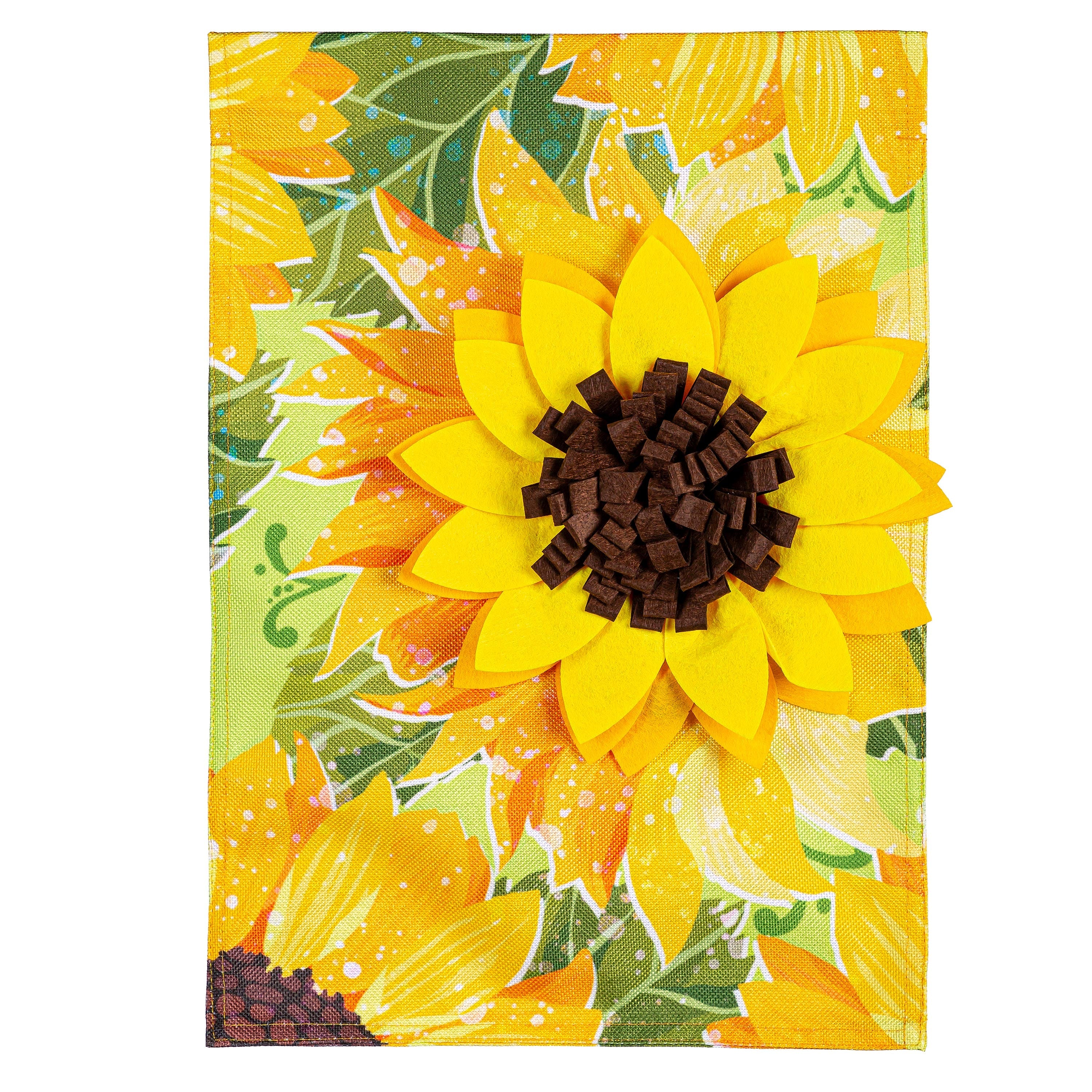Sunflowers in the Garden Burlap Garden Flag - Sports Collectibles, Sports Memorabilia, Sports Fan Shop, Sports Gifts
