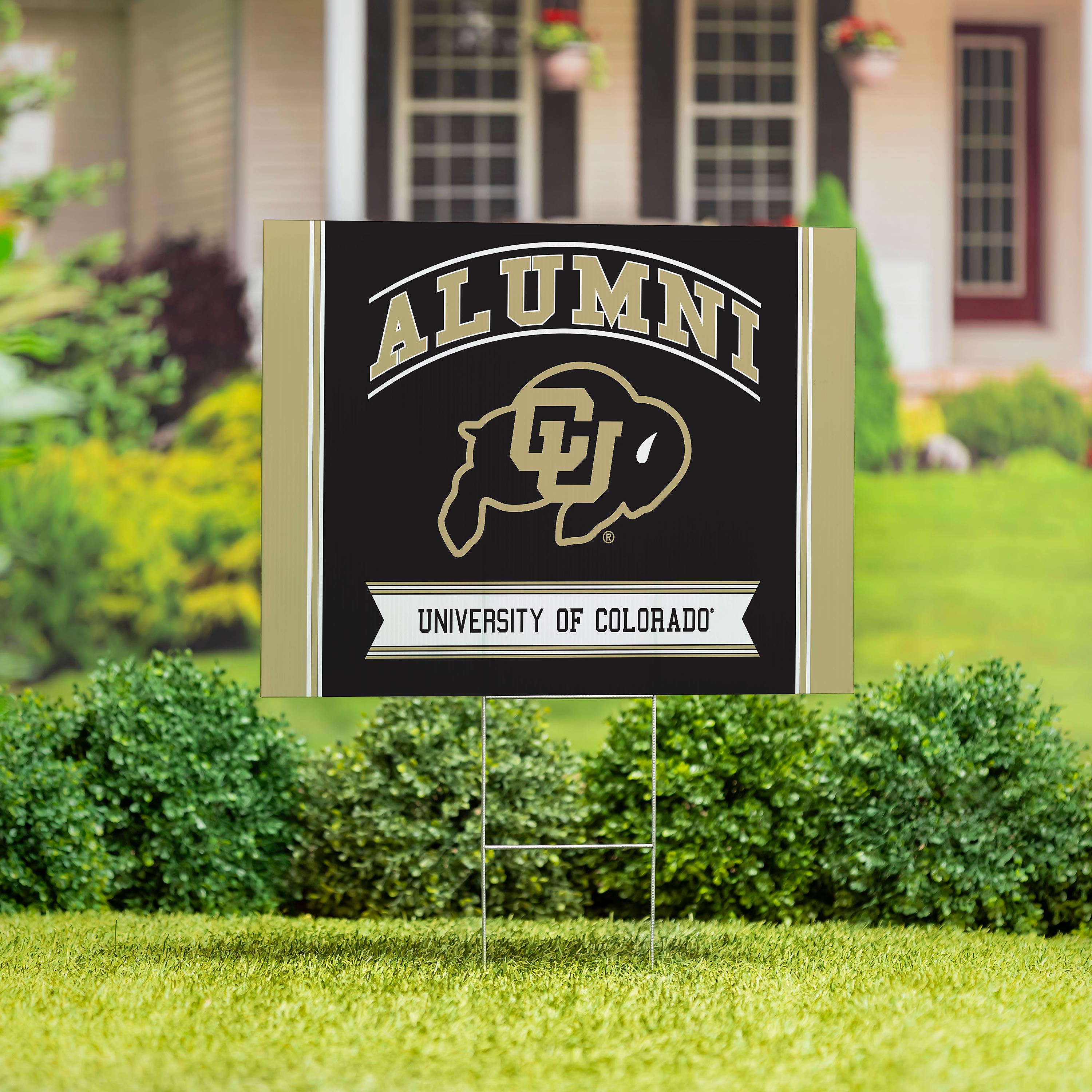 University of Colorado Coroplast Yard Sign Alumni - Sports Collectibles, Sports Memorabilia, Sports Fan Shop, Sports Gifts